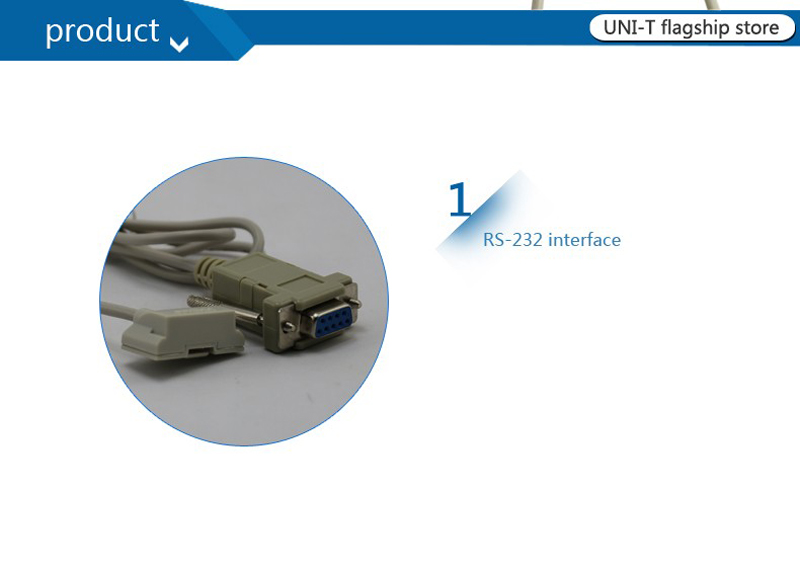 NEW UTD02 RS232 data cable for UT60 UT61 Series RF 