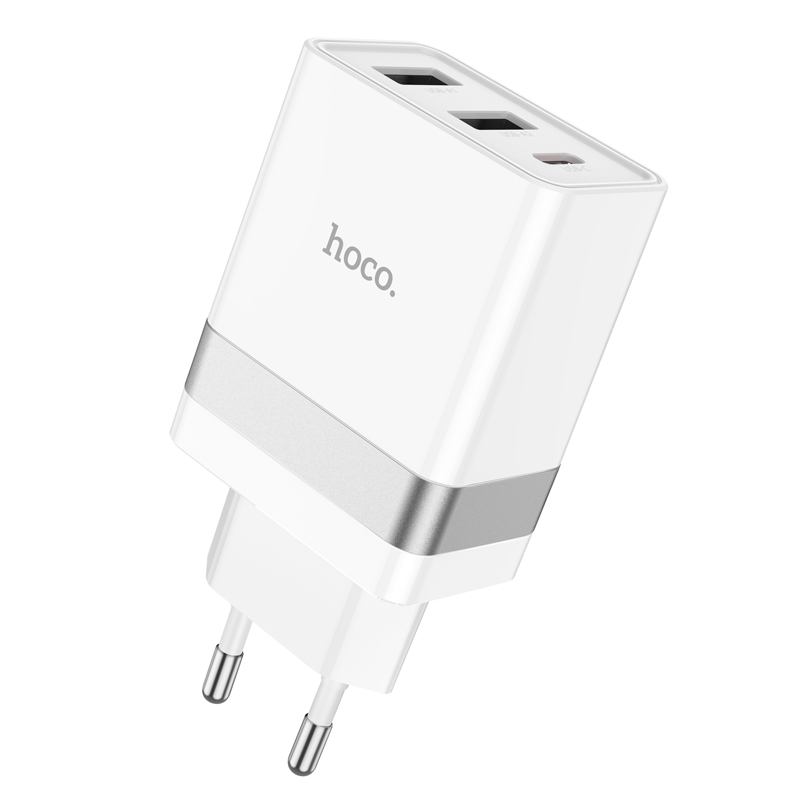 HOCO N21 Pro PD30W 2A1C Tourer Series Charger White EU Adapter