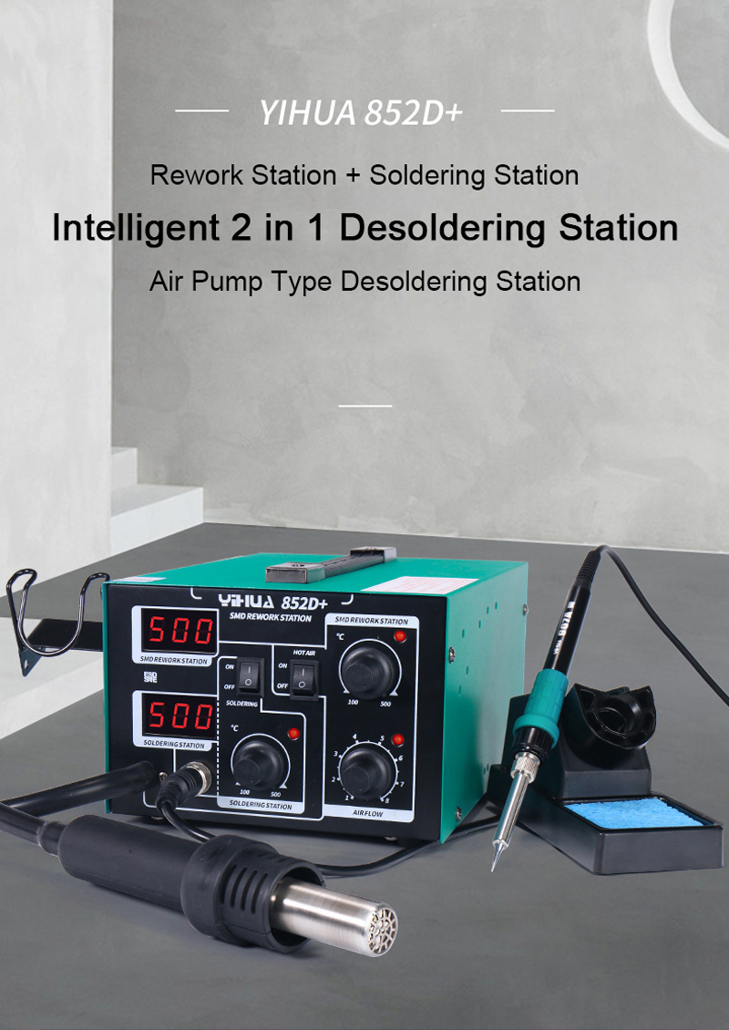 Yihua smd rework shop station 852d+