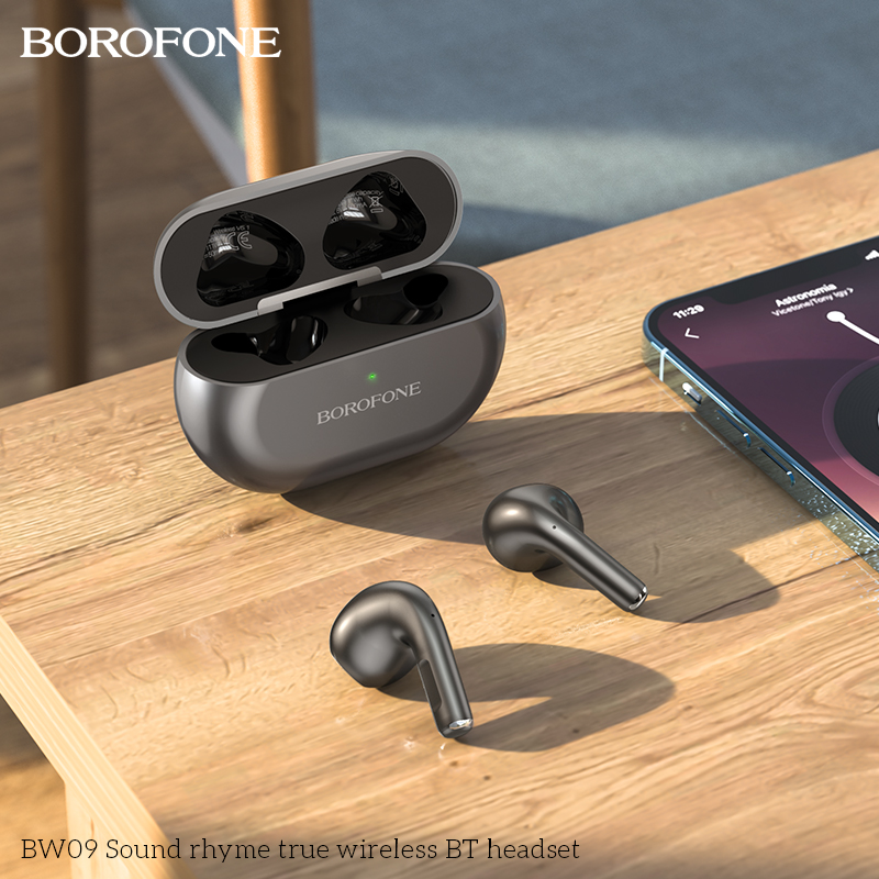 BOROFONE BW09 Sound Rhyme True Wireless Bluetooth Earphone Black