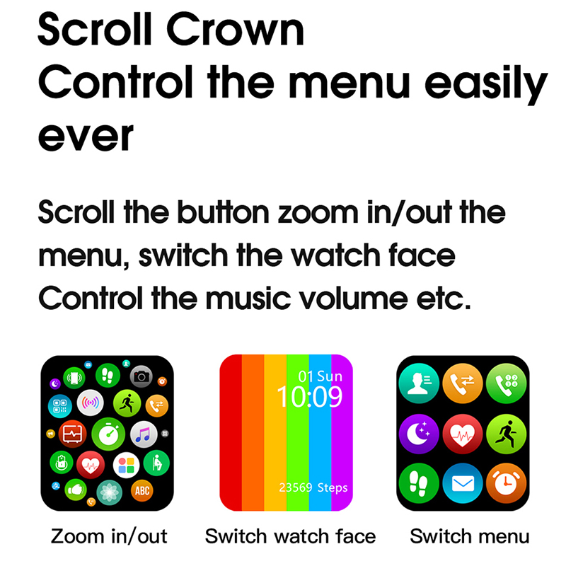HW22 wiwu Tach watch display themes