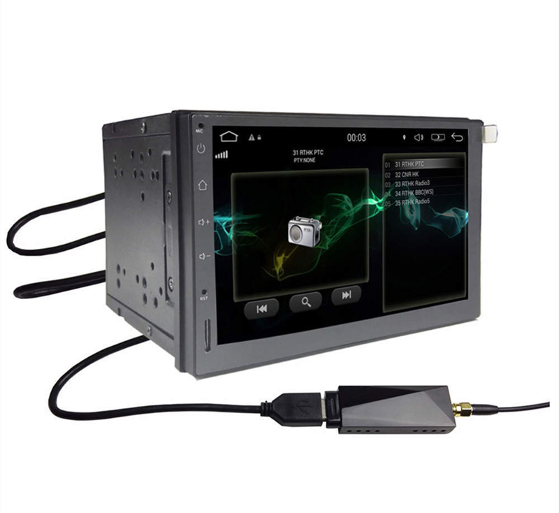 DTR-100 Universal Car Dab Digital Radio Tuner Radio Navigation App Control