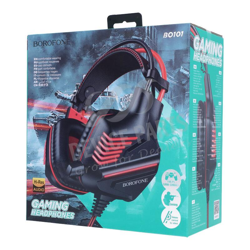 BOROFONE BO101 Wired Headphones Red