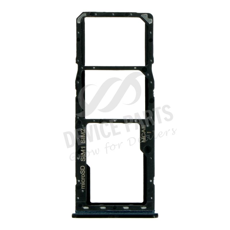 Sim Card Tray For Samsung Galaxy M31 M21 Dual Card Version Black Ori