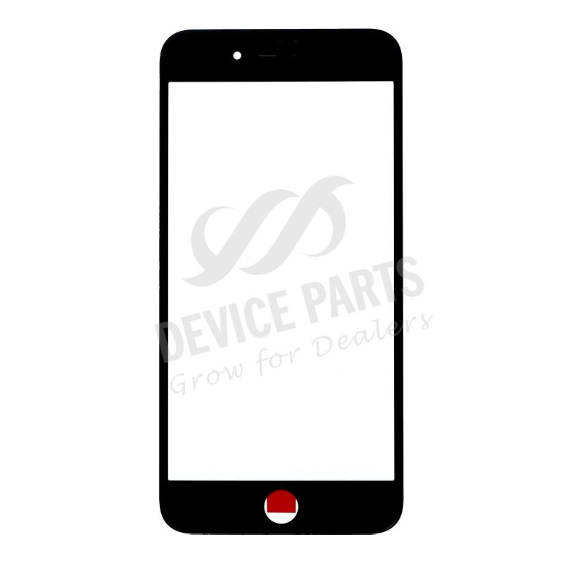 Glass Lens With Frame for iPhone 7 Plus Black OEM