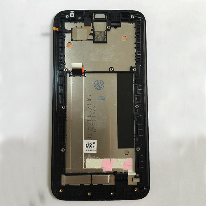 Screen Replacement With Frame For Asus Zenfone 2 Laser Ze551kl Black Hq