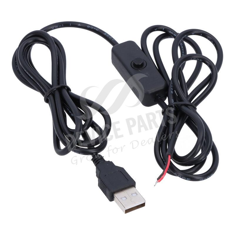 2M USB(Male) with on/off Switch Cable for LED Light