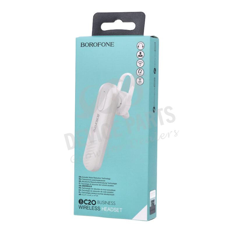 BOROFONE BC20 Business Bluetooth V4.2 Wireless Earphone White