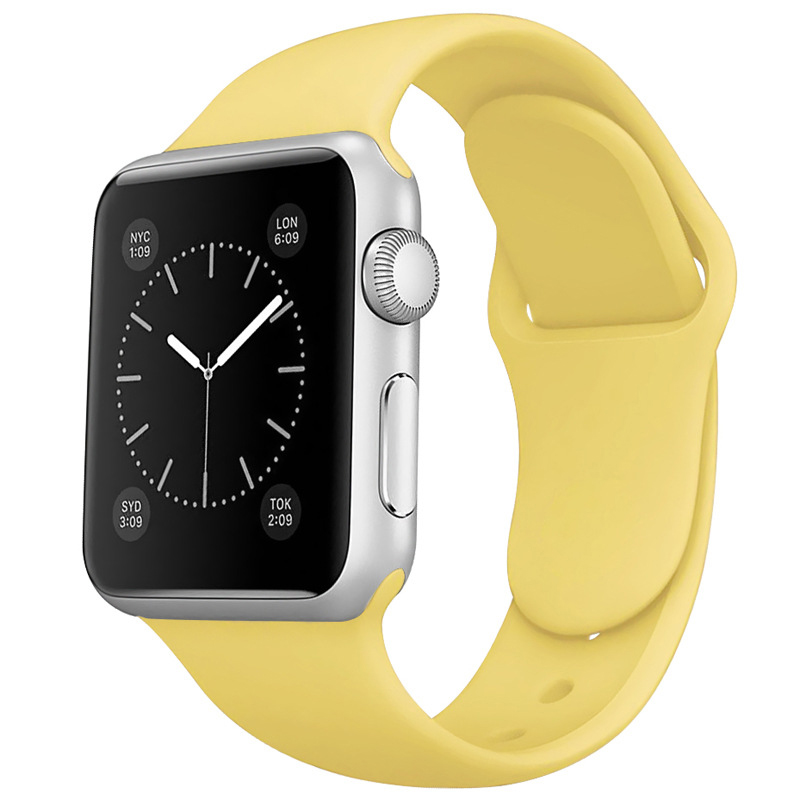Pale yellow sales apple watch band
