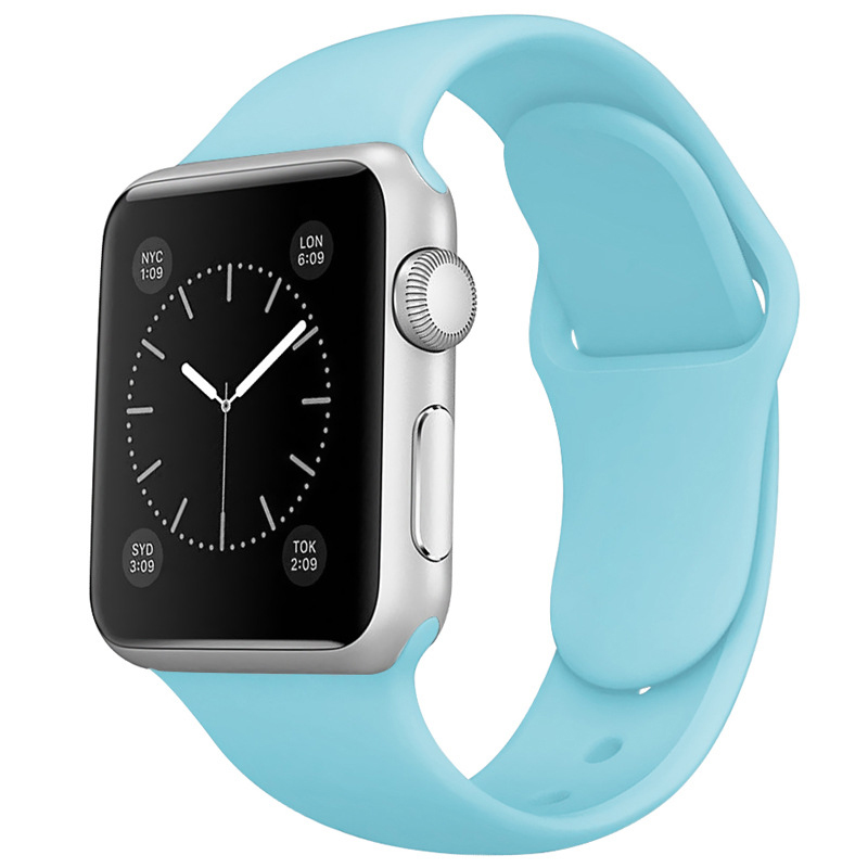 Solid Color Silicone Band for Apple 