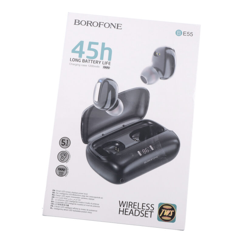 BOROFONE BE55 Perfect Wireless Bluetooth Earphone Black