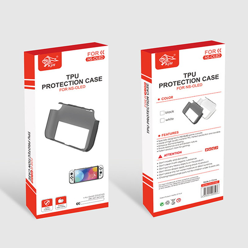 Non-Slip TPU Protective Case for Nintendo Switch Oled Transparent