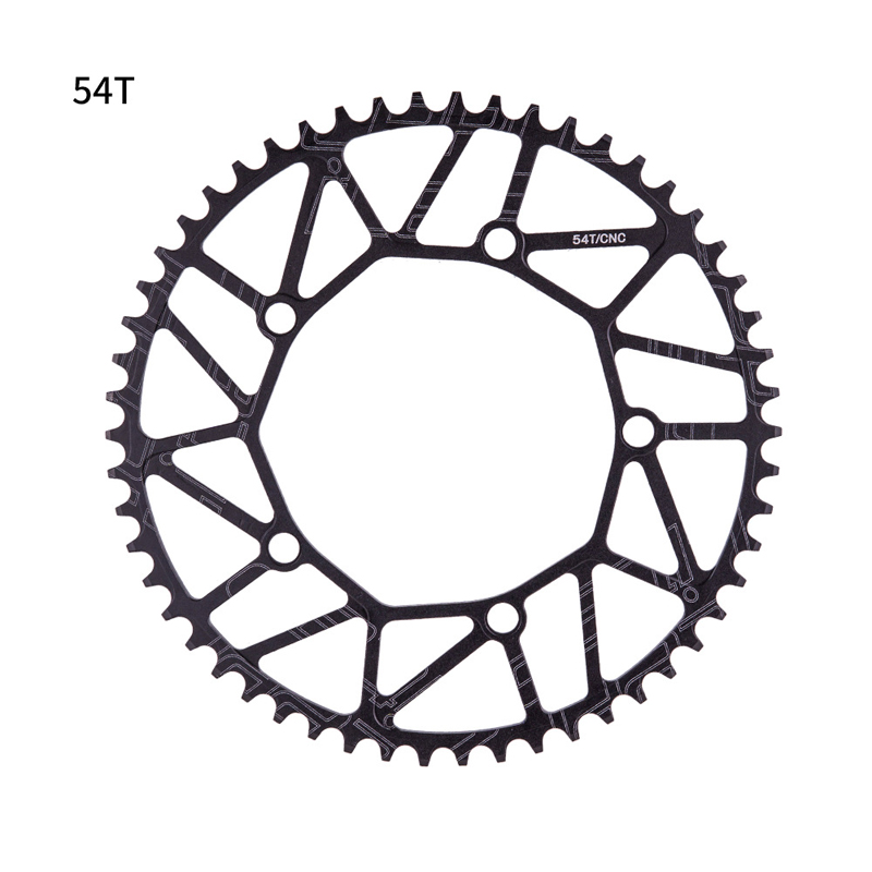54T Road Bike 130mm BCD Round Narrow Width Single Speed Chain Ring