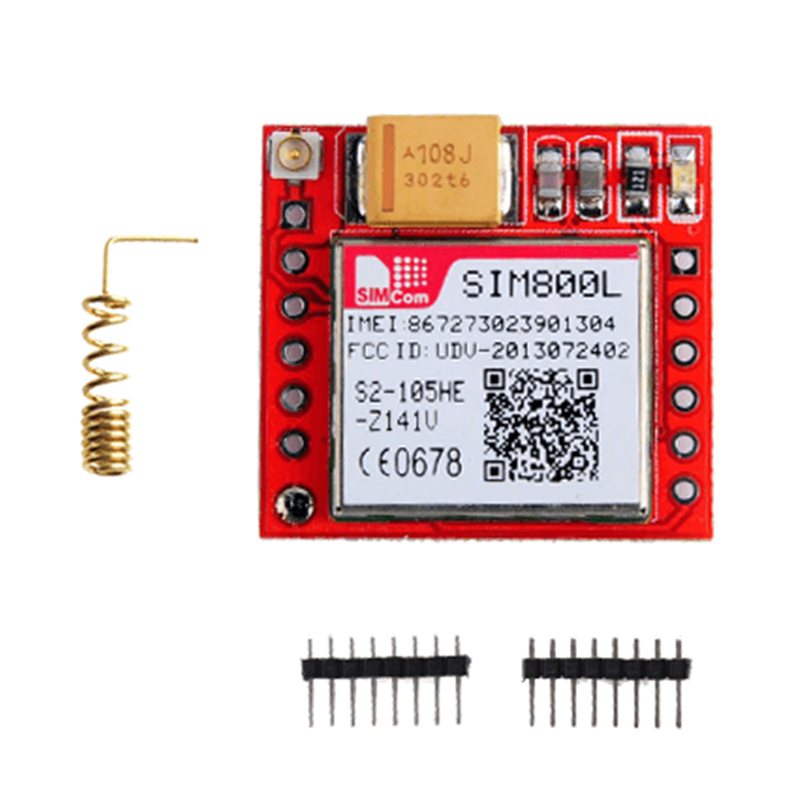 Smallest SIM800L GPRS GSM Module MicroSIM Card Core BOard Quad-band TTL Port JB