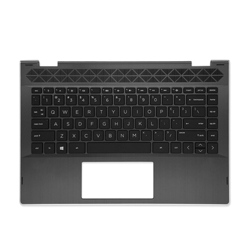 Top Case + Keyboard for HP Pavilion X360 14CD US Version Black Silver Ori