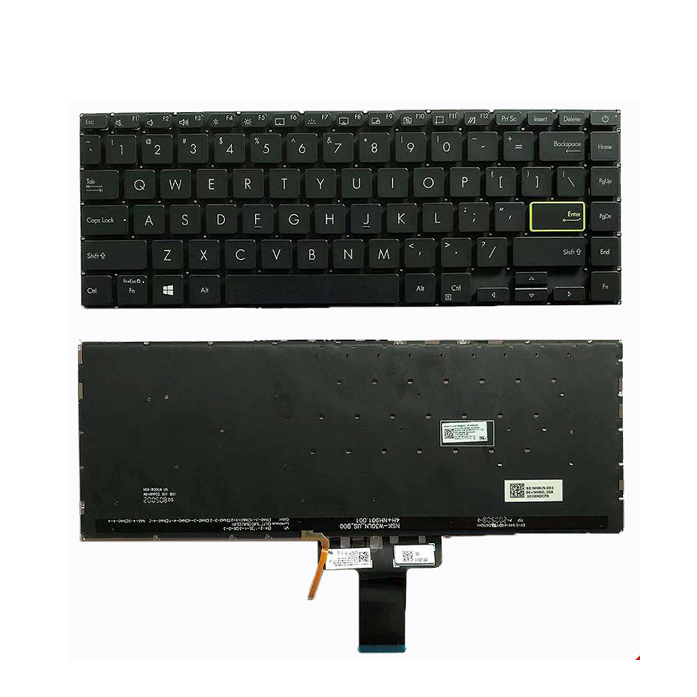 Clavier gris anthracite rétroéclairé pour VivoBook | Accessoires Asus