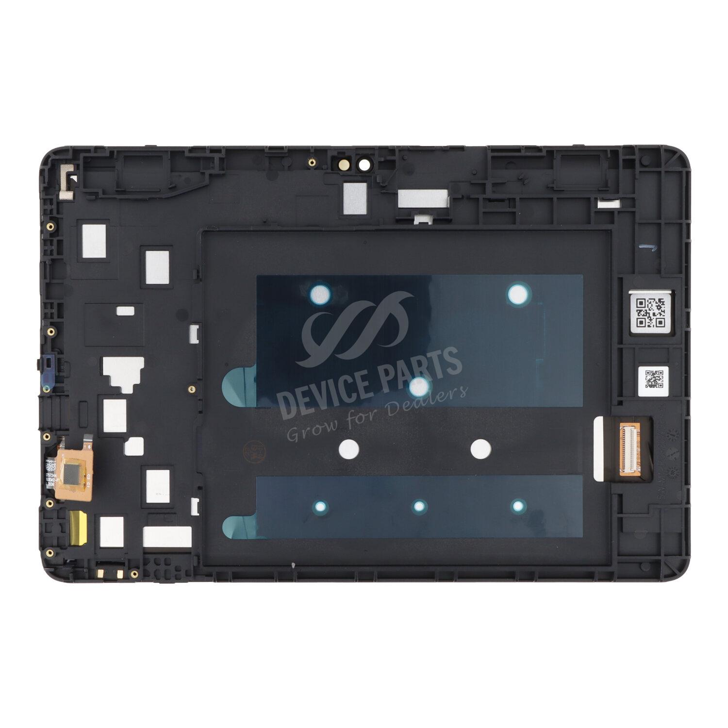 Screen Replacement With Frame for  Fire HD 8 (2020, 10th Gen) Black  Ori(Third Party Glued)