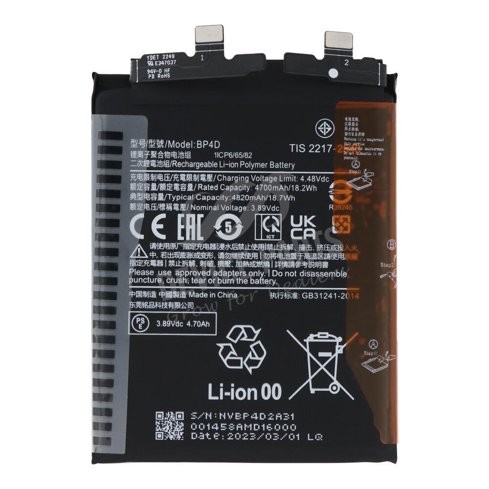 Batteria Compatibile Per Xiaomi 13 Pro MI - BP4D - 4820mAh Nuova Con Kit Cacciaviti Per Sostituzione - Zero Cicli
