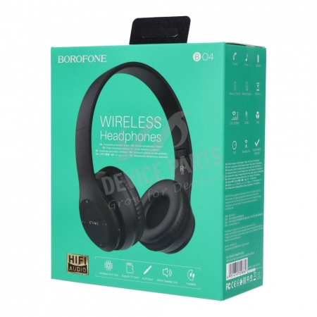 BOROFONE BO4 Wireless Bluetooth Headphones Black
