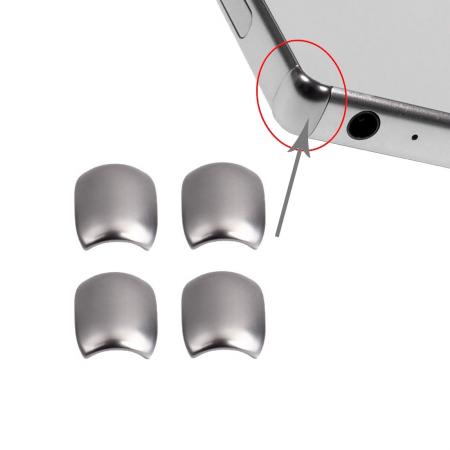 4Pcs Corner Caps for Sony Xperia Z5 Silver