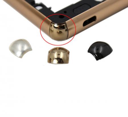 4Pcs Corner Caps for Sony Xperia Z4 Silver