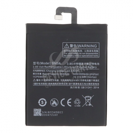 BM3A 3500mAh Battery + Battery Adhesive for Xiaomi Mi Note 3 OEM ...